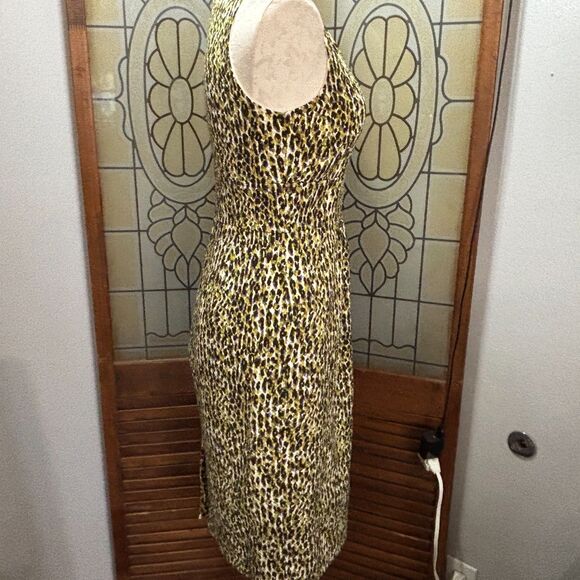 J. Crew Fabiola Abstract Leopard Sheath Dress Size 2 - Picture 3 of 14
